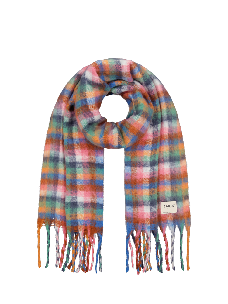 Shawl - plaity - blauw/oranje - Barts