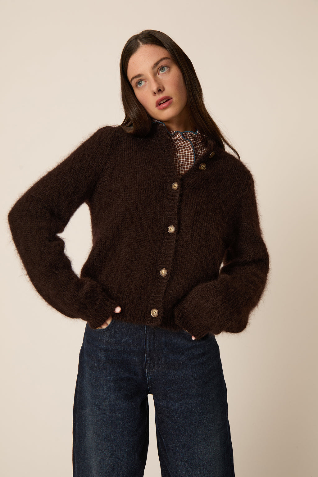 Vest - Charles - bruin - des petits hauts