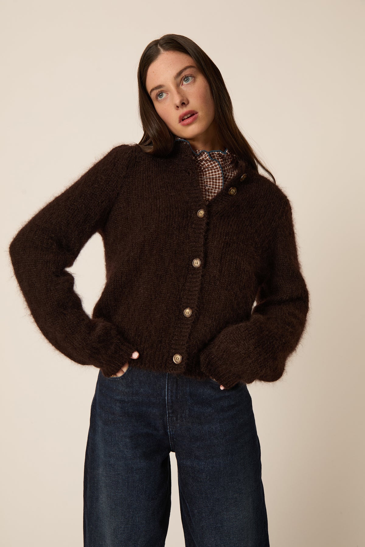 Vest - Charles - bruin - des petits hauts