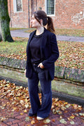 T-shirt - 338340-7921 - zwart -  Luisa Cerano
