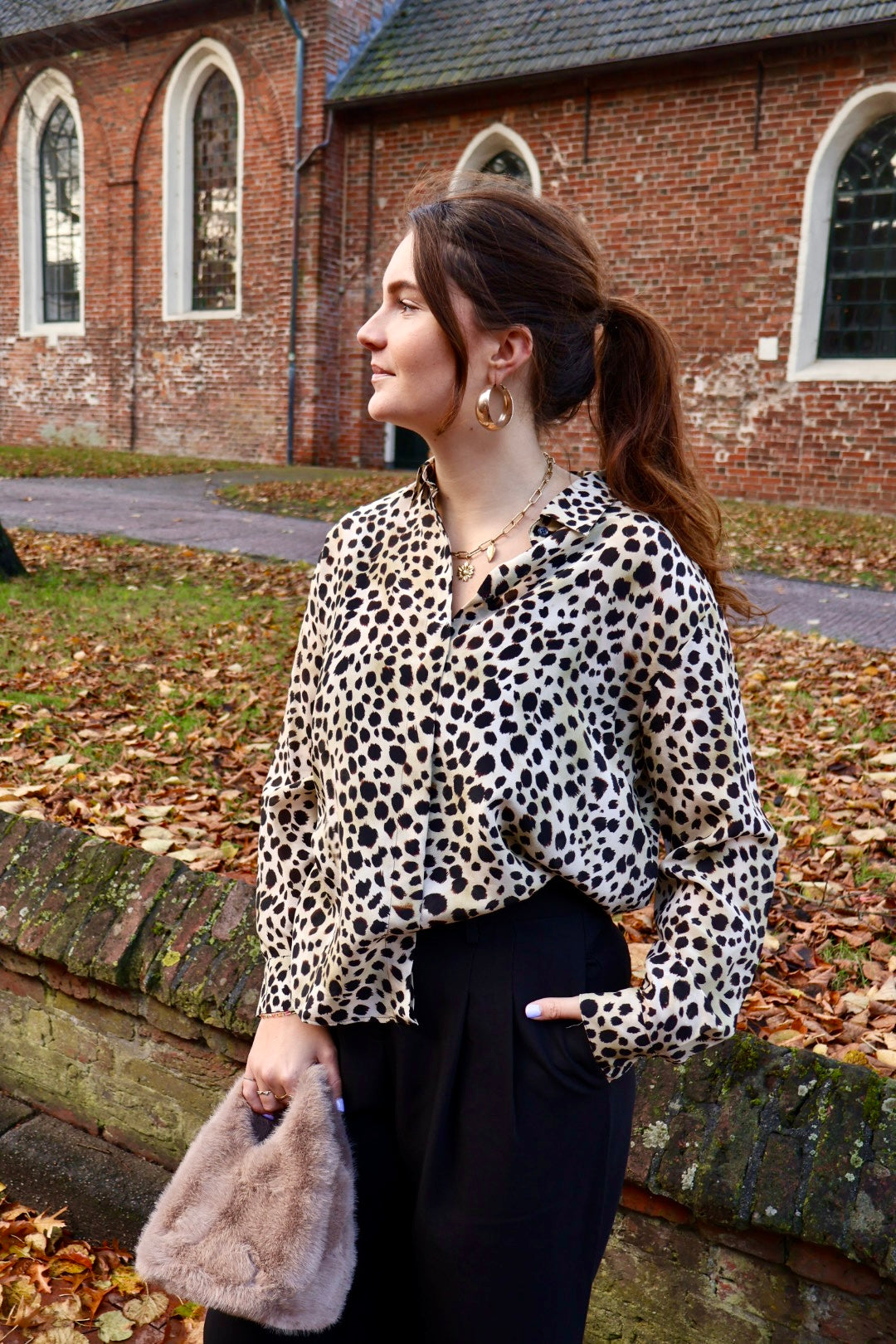 Blouse zijde - Faretra - print - Marella