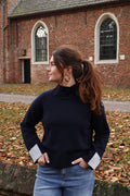 Trui navy - HF-25-03A - navy - Het