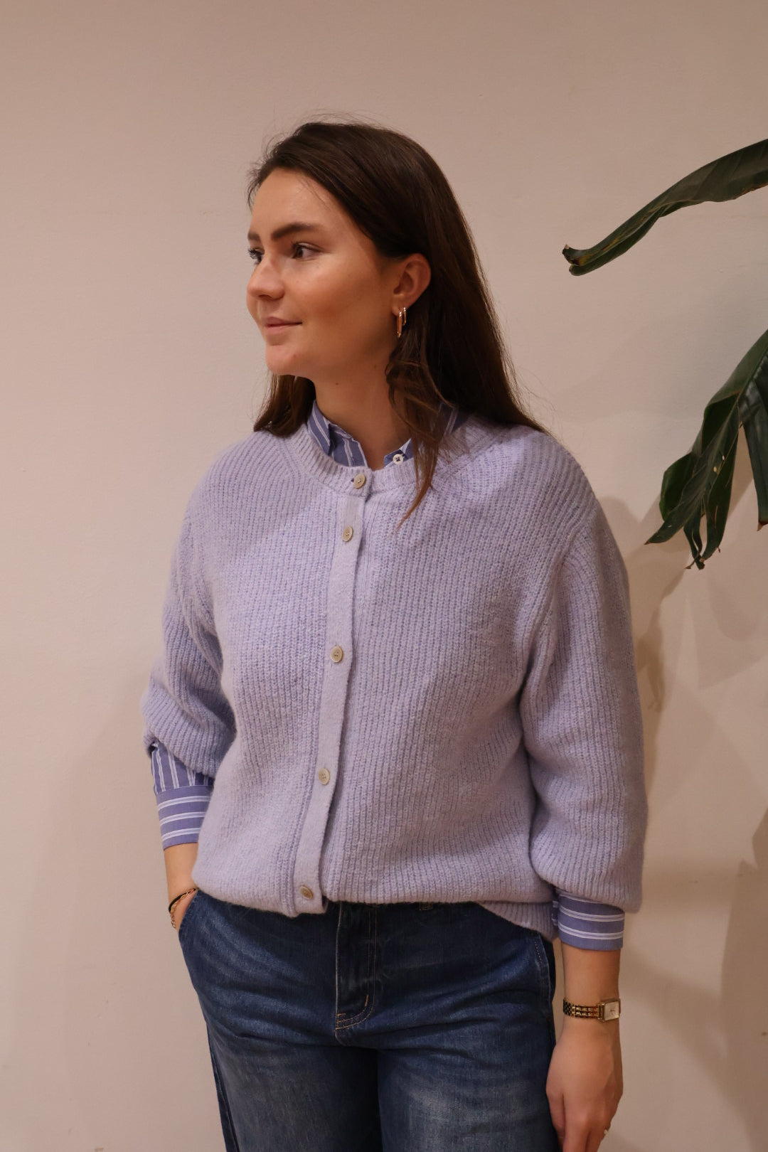 Vest - Hazel - blauw - Sibin Linnebjerg