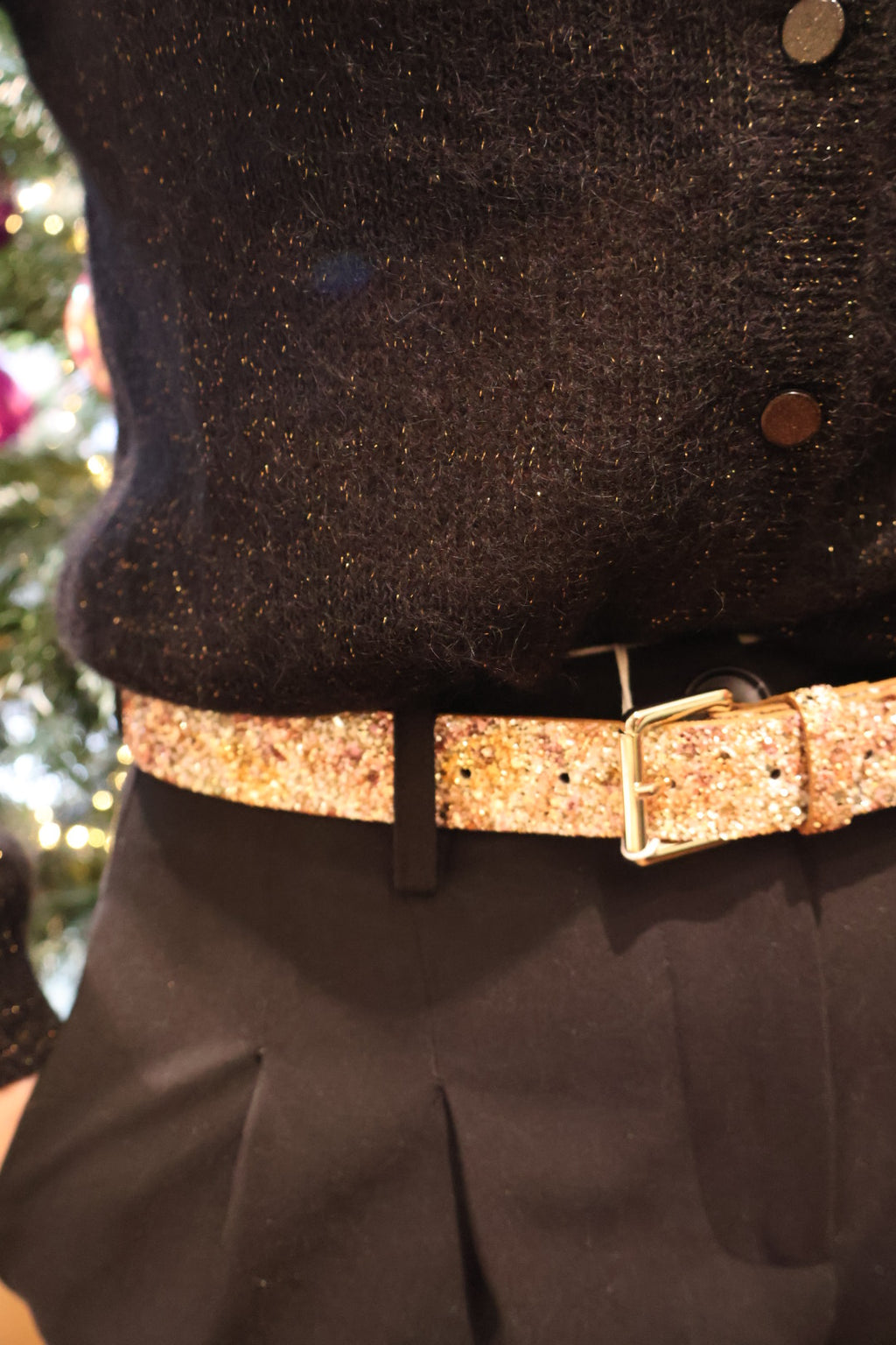 Vestje glitter - Binette - zwart - Des Petits Hauts