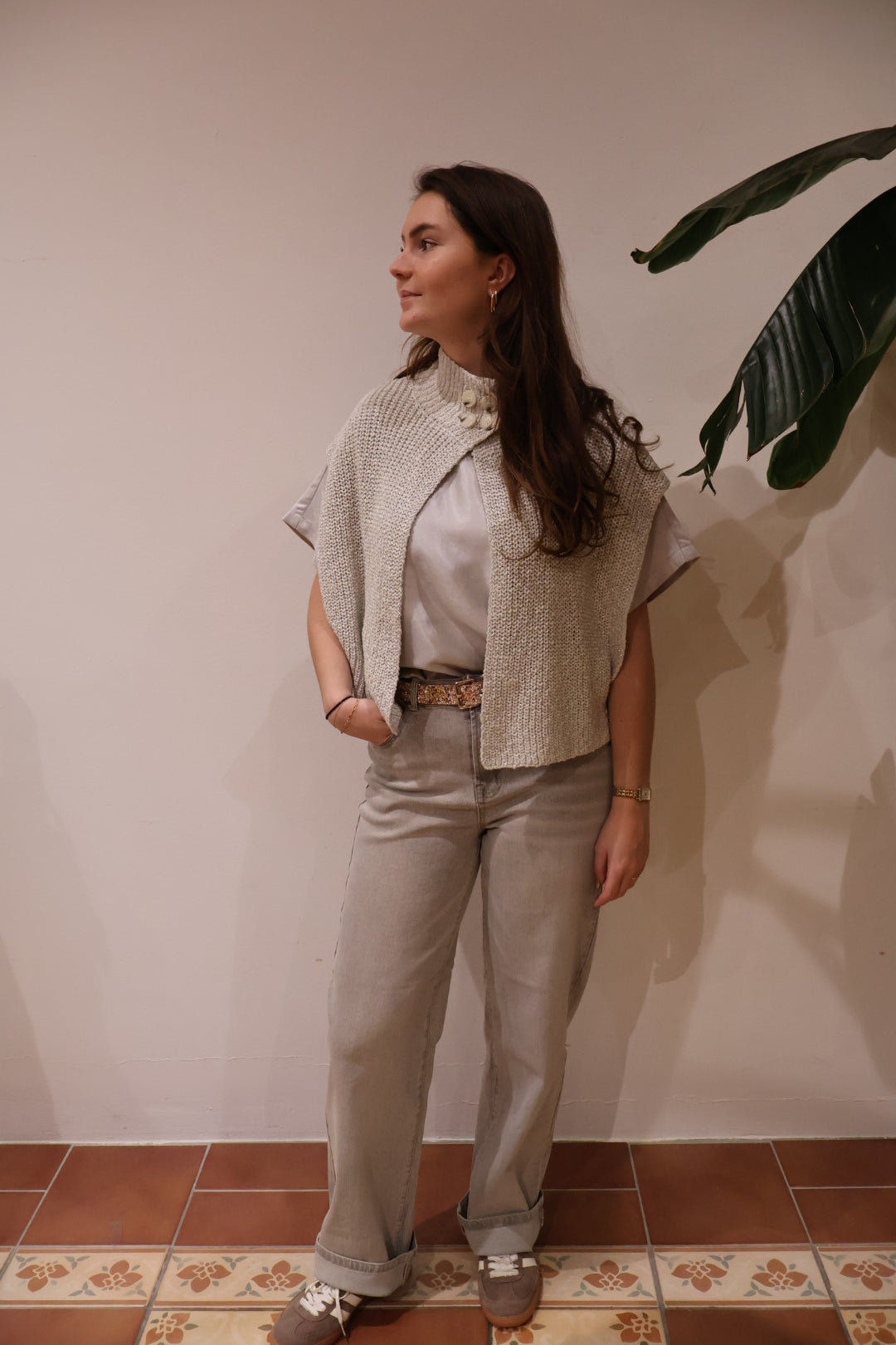 Gilet - Thoren - zilver - Aimee the Label