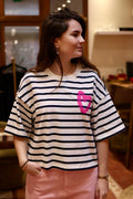 T shirt - Fionna - roze - Des Petits Hauts