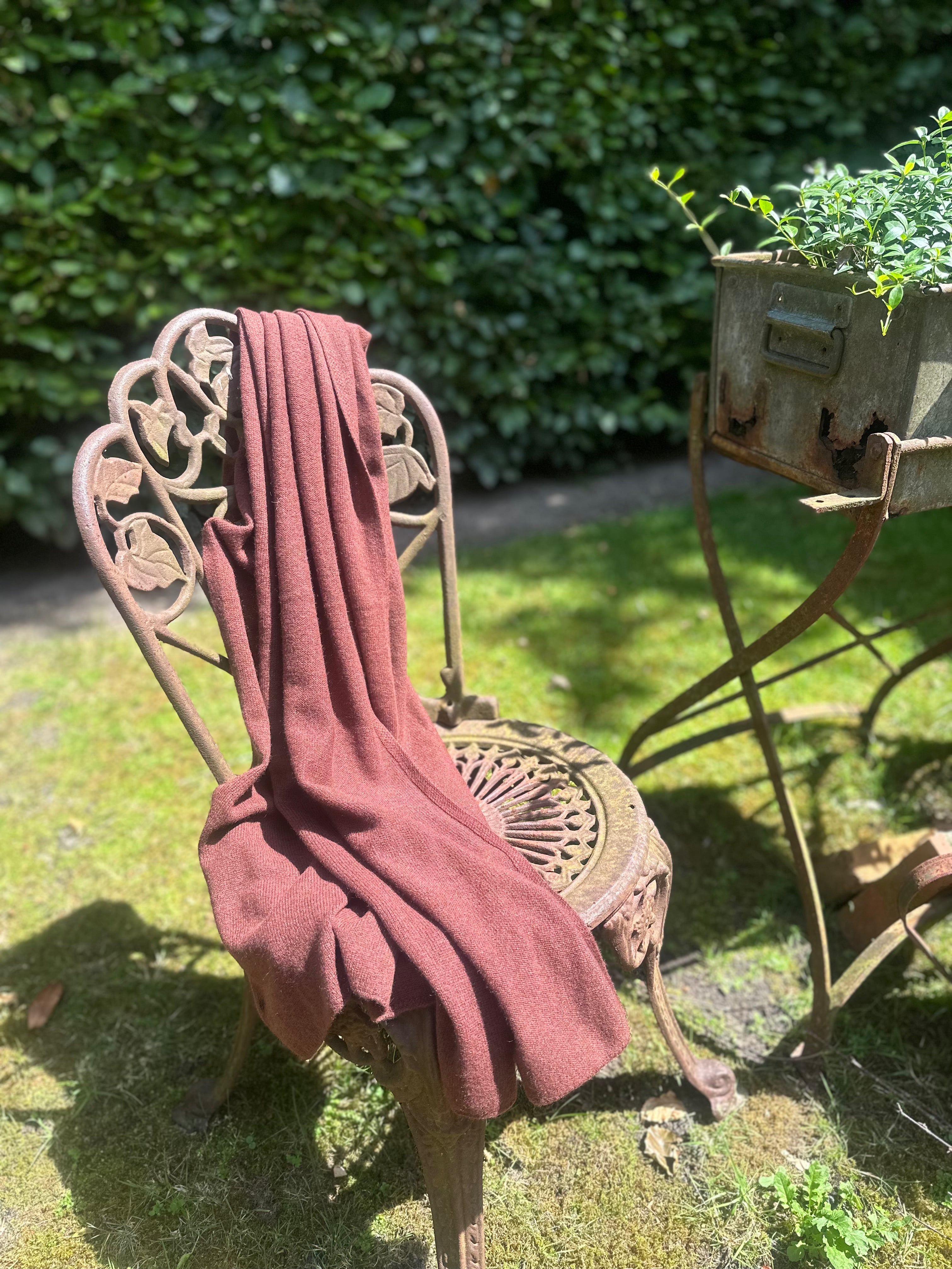Shawl - 16022 - cognac- FFC