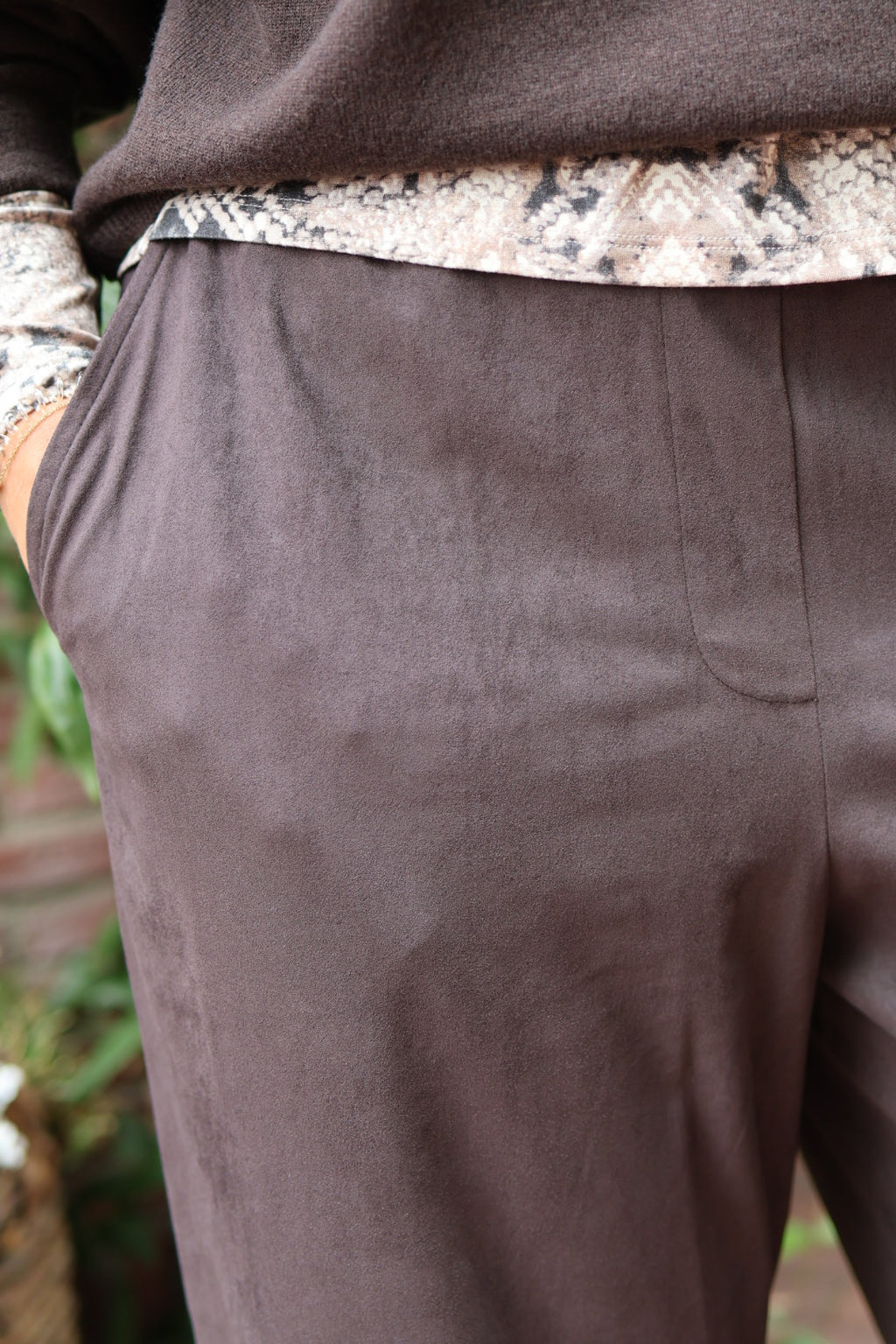 Broek - 16410-1621 - bruin- FFC