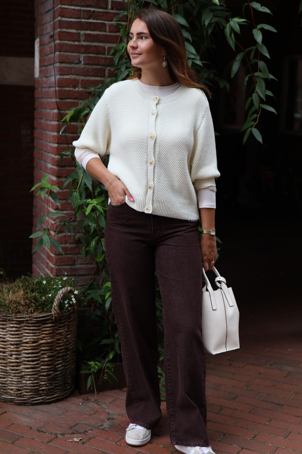 Broek - Louela - eans choco - des petits hauts