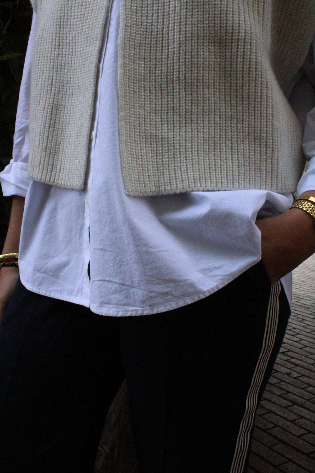 Vest - thoren - offwhite - Aimee the label