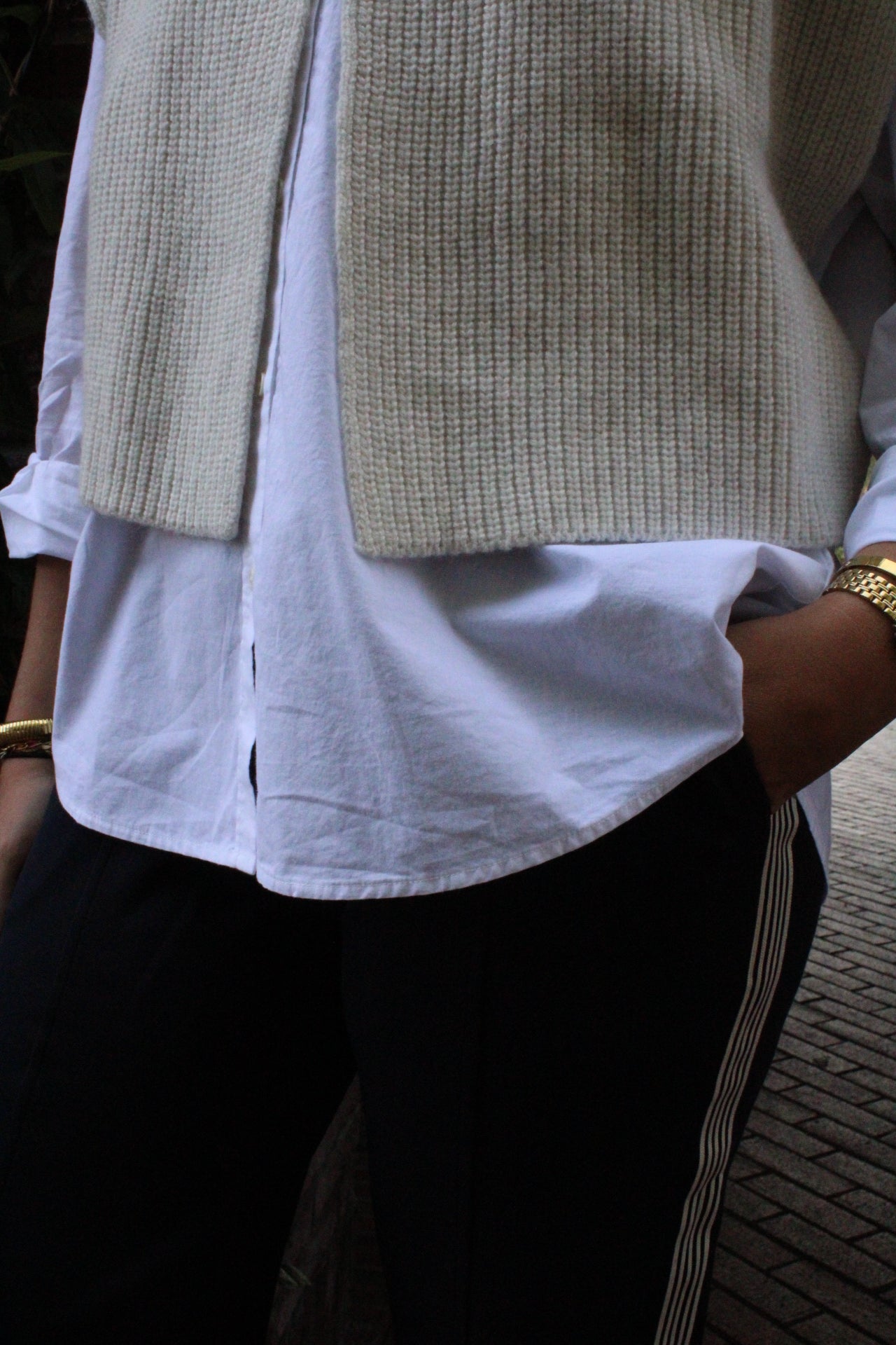 Vest - thoren - offwhite - Aimee the label