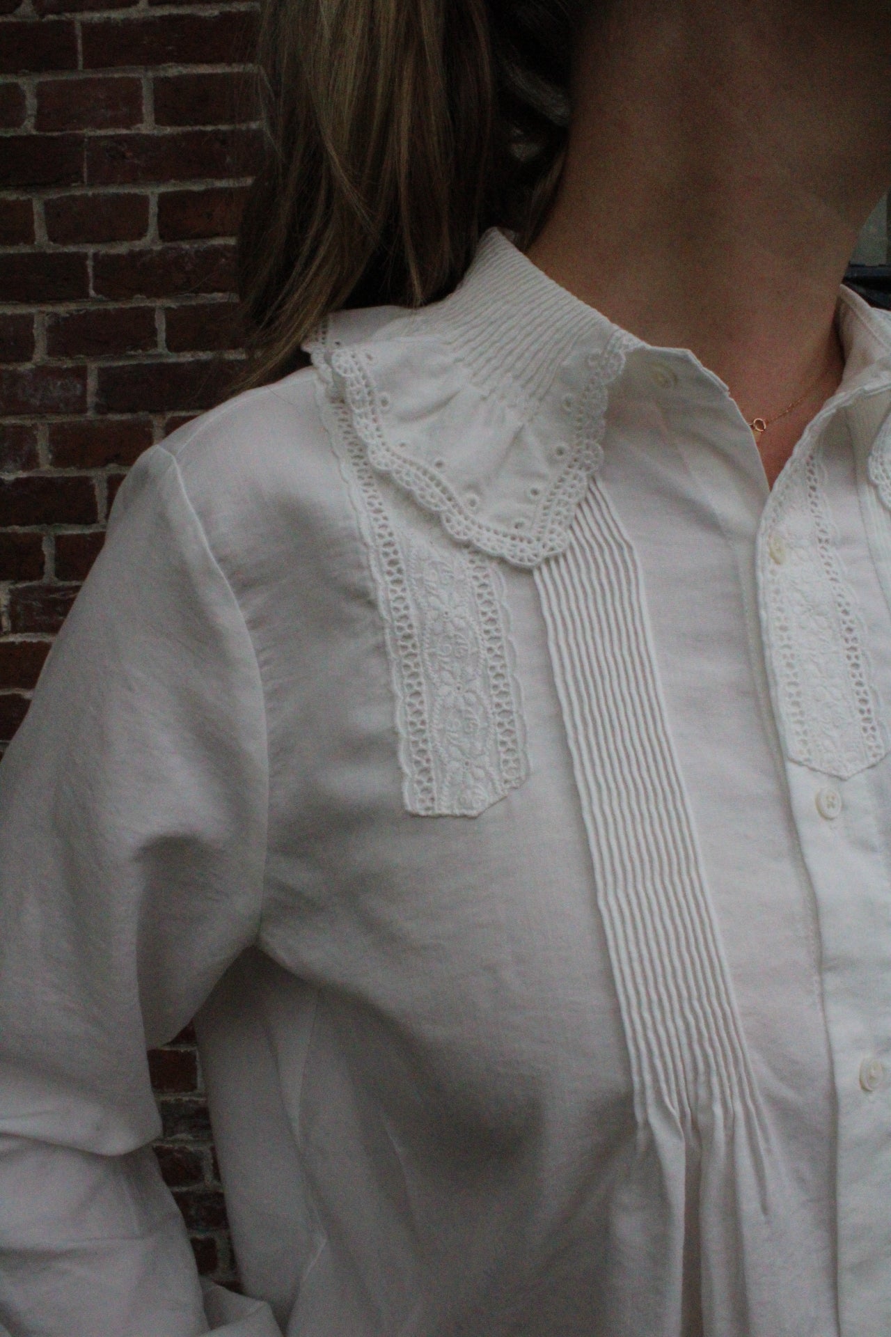 Witte blouse - joan blouse - wit - JC Sophie