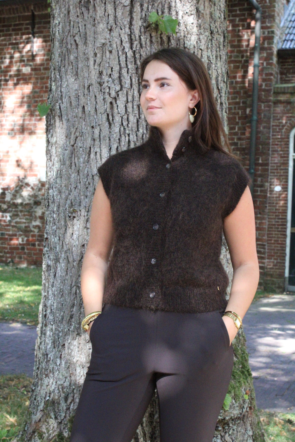 Spencer - alibou - bruin - Des Petits Hauts