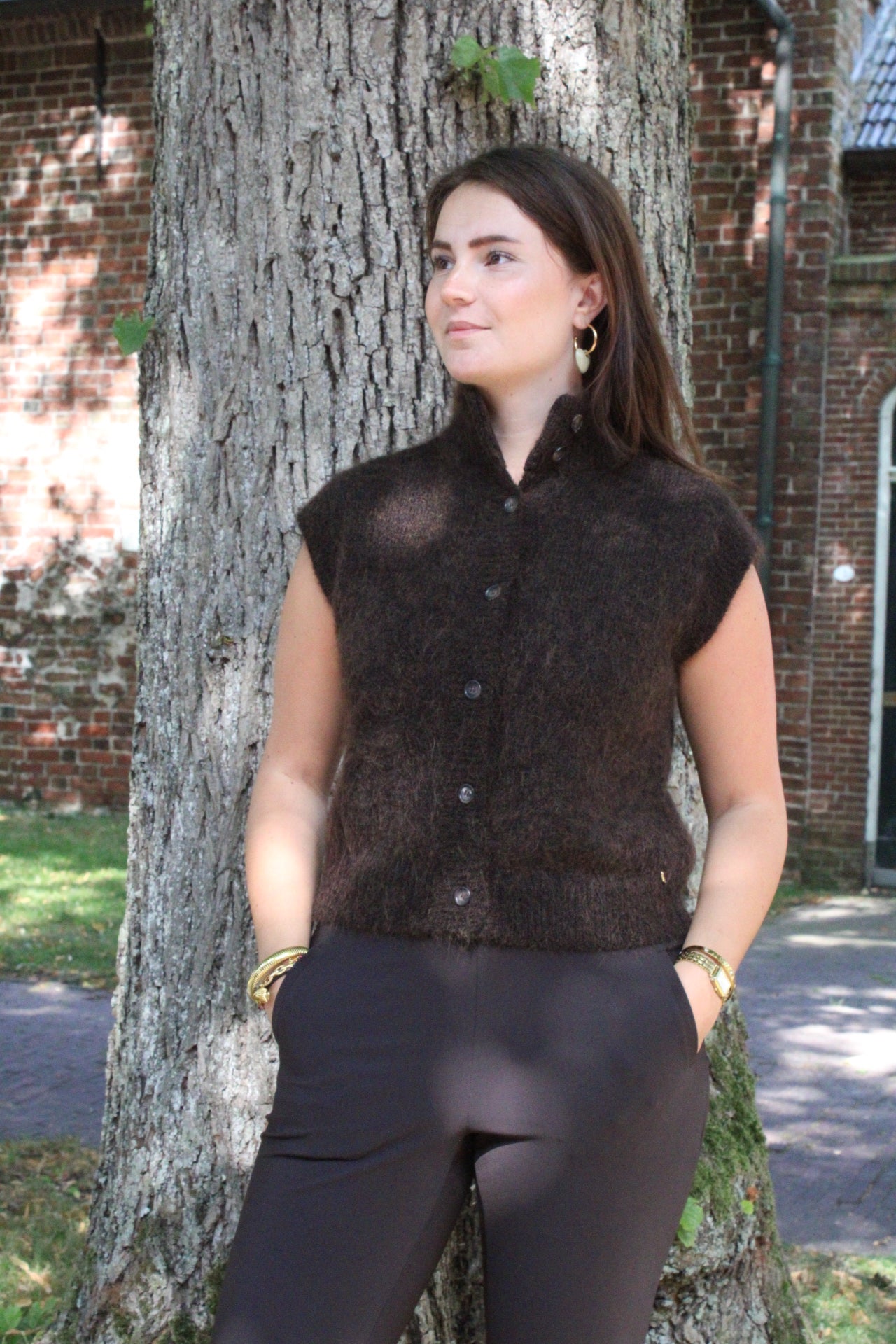 Spencer - alibou - bruin - Des Petits Hauts
