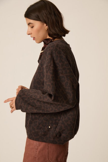 Sweater - Jacinthe - leopard - des petits hauts