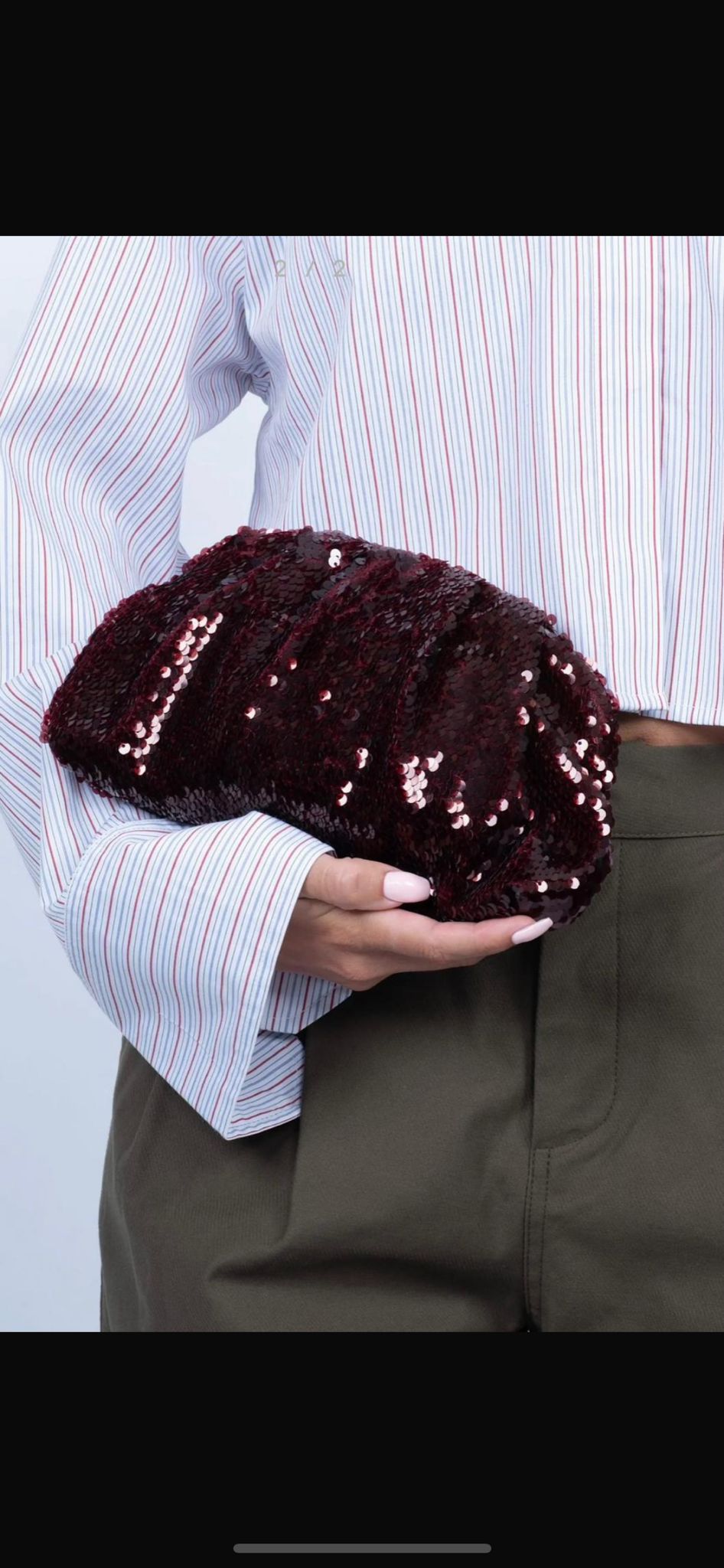Tas - Glitter - Burgundy - Sui Ava