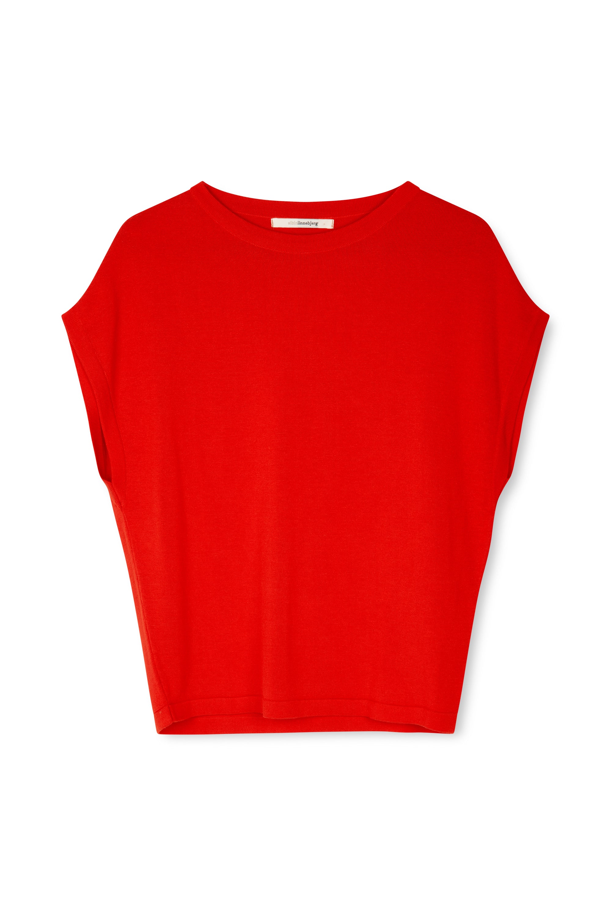 T shirt - SL2123 - Ines - rood - Sibin Linnebjerg
