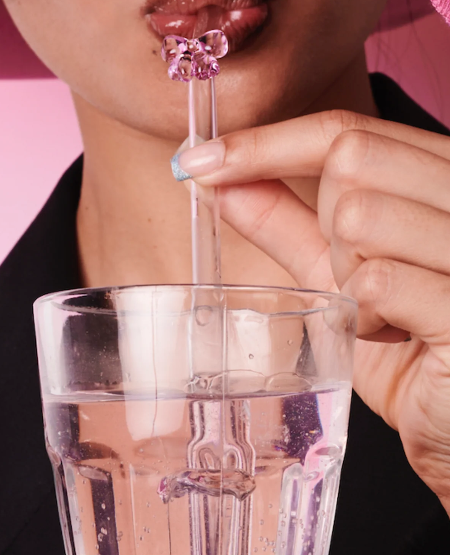 Rietjes glas strik | de lepelclub