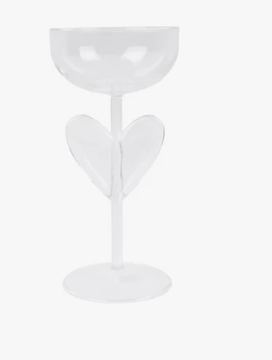 Heart coupe | Glas strik | de lepelclub