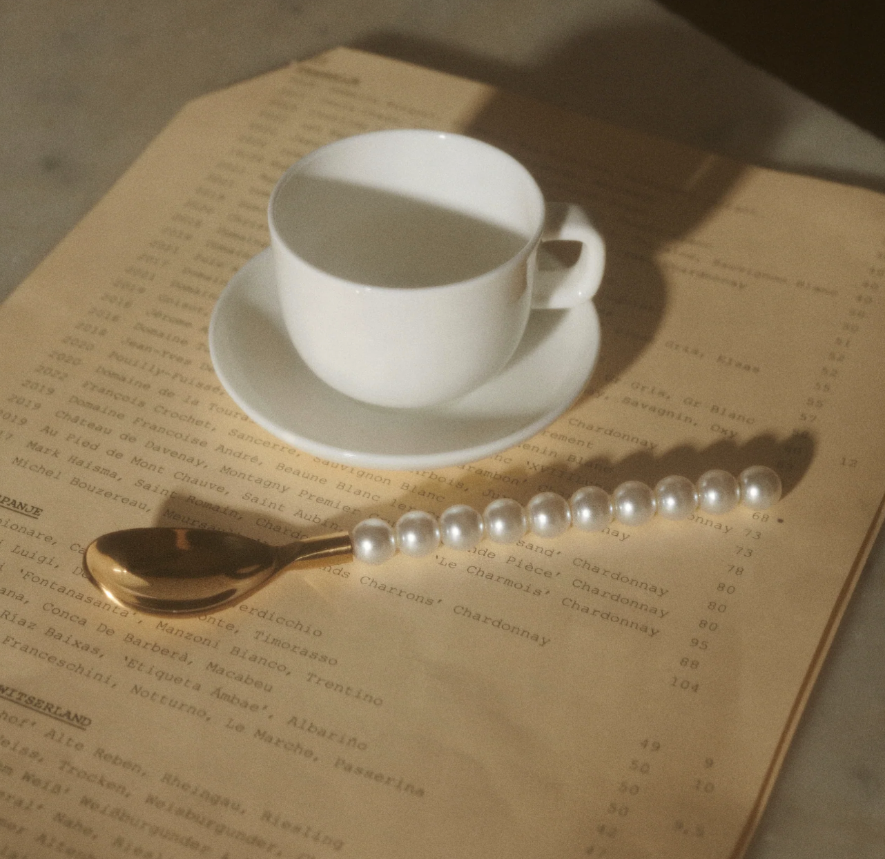 Set of four pearl spoon | lepeltjes | de lepelclub