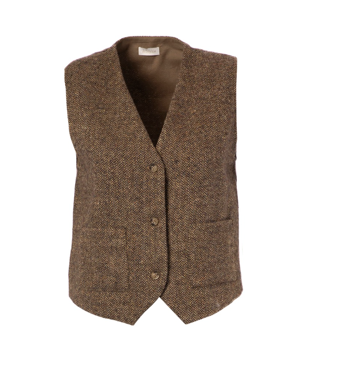 Gilet - Jelly vest - bruin - JC Sophie