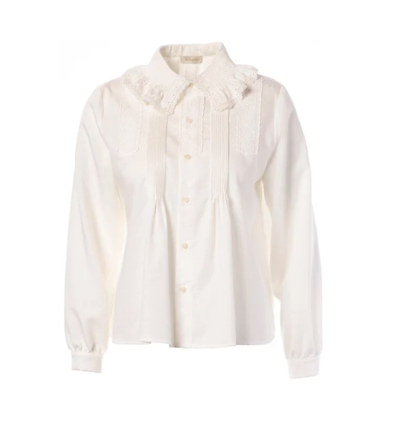 Witte blouse - joan blouse - wit - JC Sophie