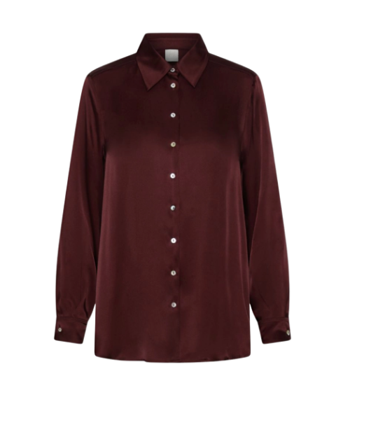 Blouse effen - Bunnyw25 - rood - Marella