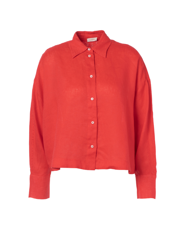 Blouse - Laurentine - rood - Jc Sophie