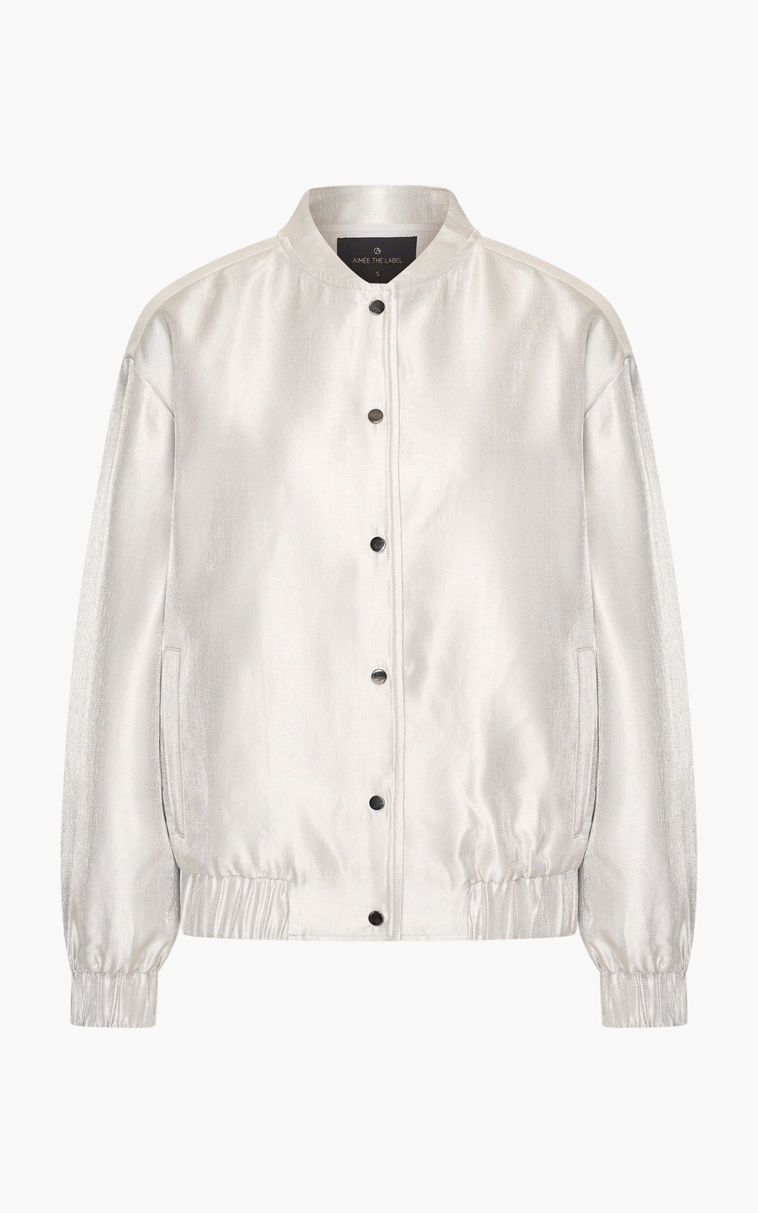 Bomber - Joy - zilver - Aimee the Label