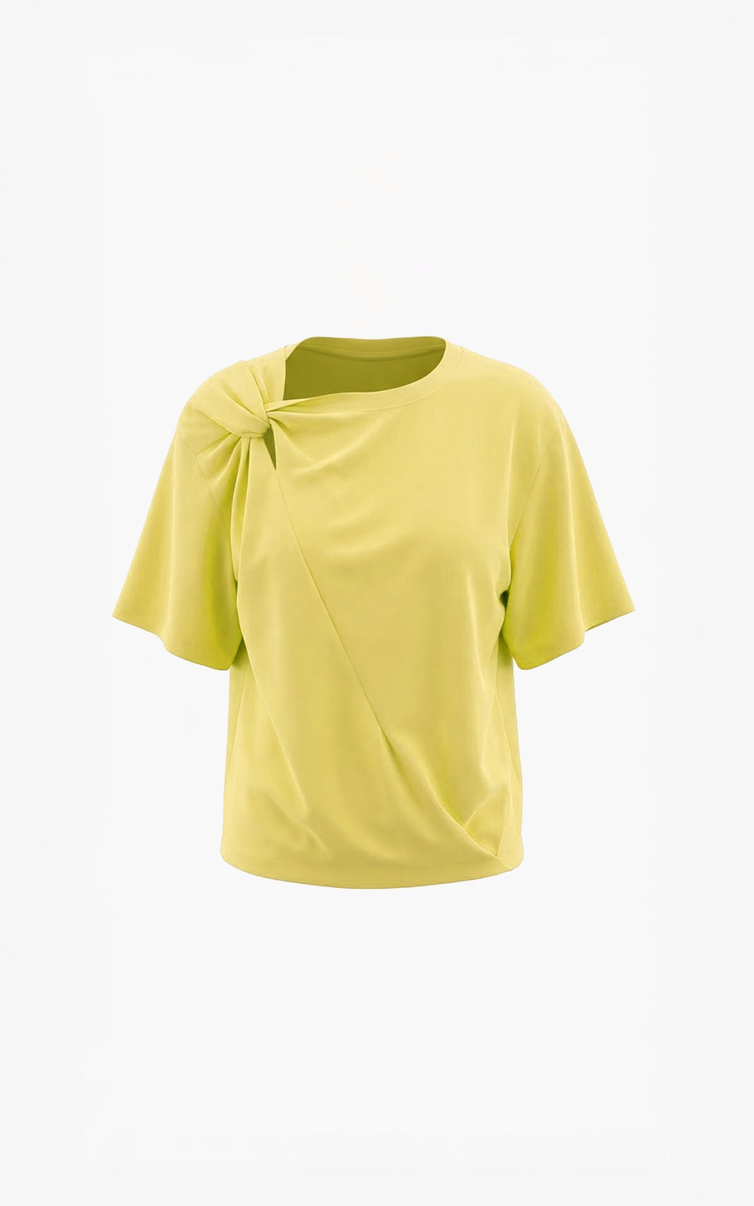 Tshirt - Vanya RaeS6 - Geel - Aimee the label